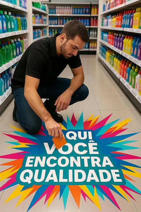Adesivo para Piso em Vinil com Laminação para Piso