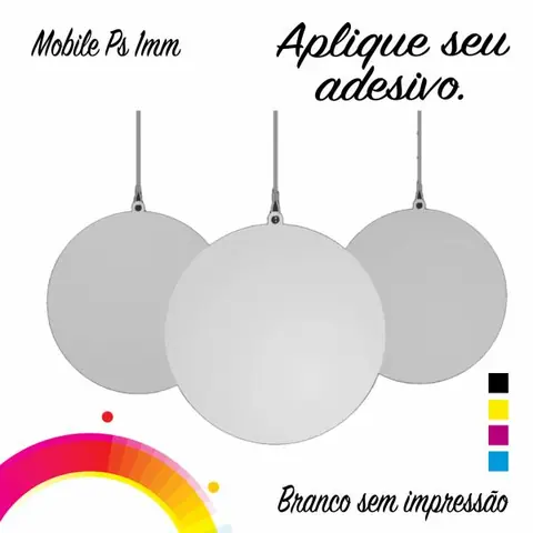 Kit 10 Mobiles em PS 1 mm Sem Impressão com Corte Especial