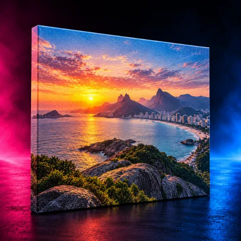 Tecido Canvas 100% Algodão Impresso UV para Quadros