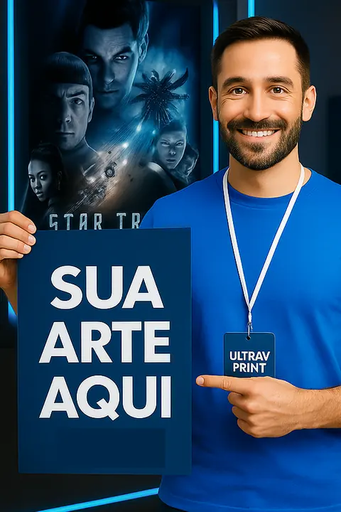 Cartaz em Papel Sintético 137 g Impressão UV por m²