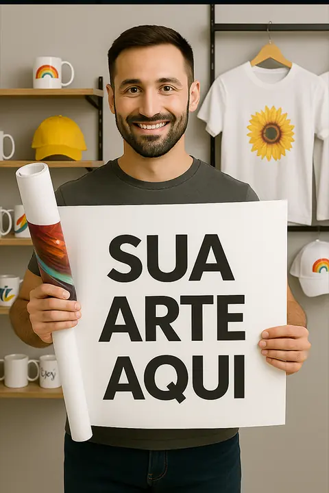 Papel Sublimático Impresso 74g Tratado por m²