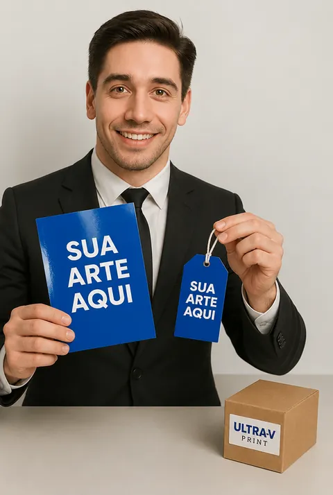 Postal / Tag Offset com UV Total