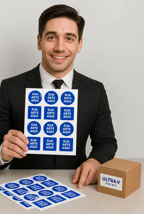 Adesivo em Folha Impresso