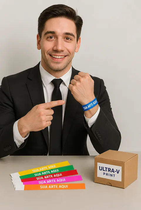 Pulseira de Identificação Tyvek