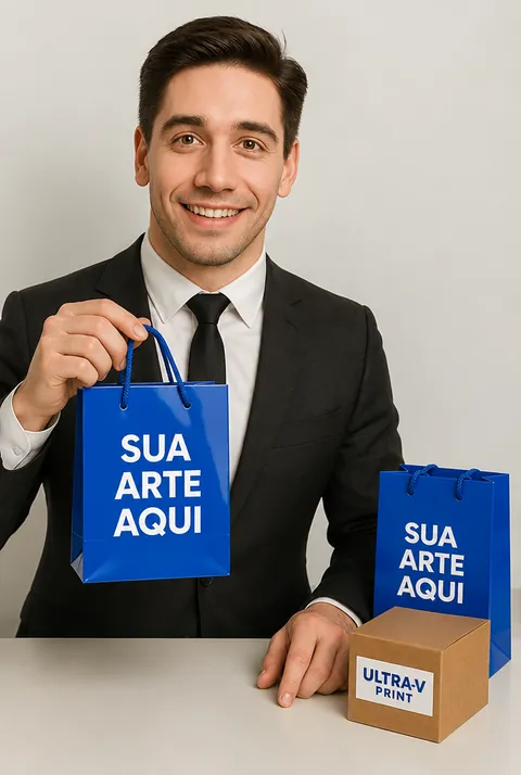 Sacola de Papel com Alça