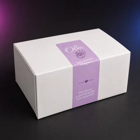 Adesivo Decorativo para Embalagens 2,7x8,5 cm