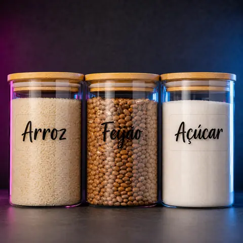 Etiquetas para Mantimentos 9x4 cm – 24 Unidades